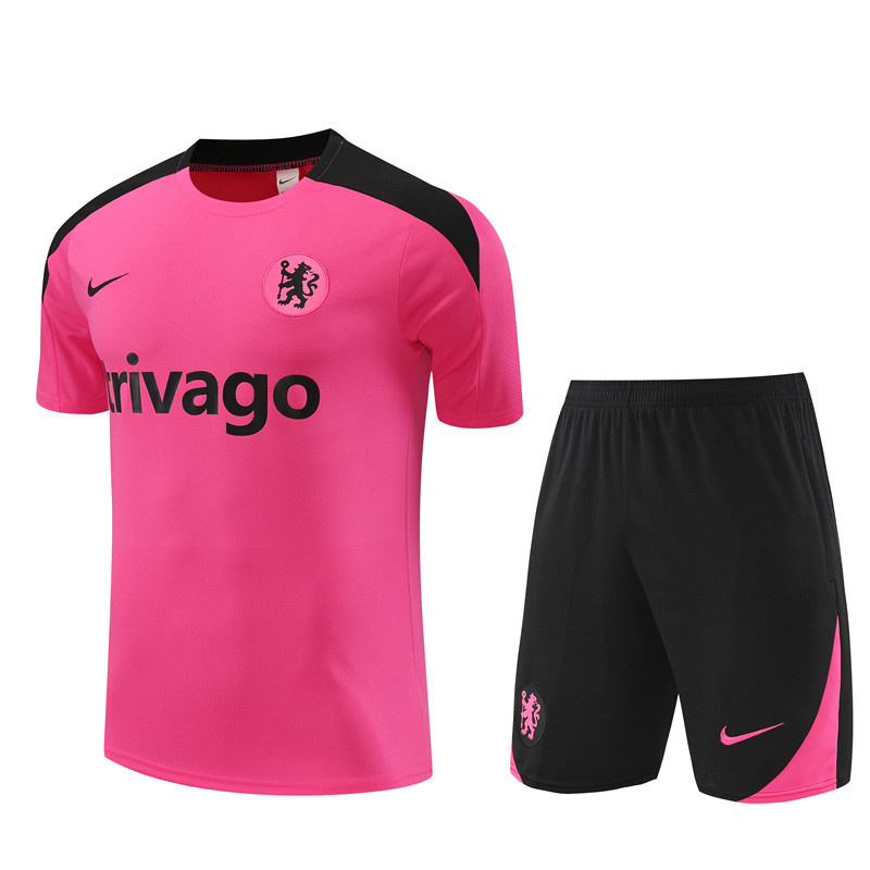 AAA Quality Chelsea 24/25 Pink/Black Training Kit Jersey